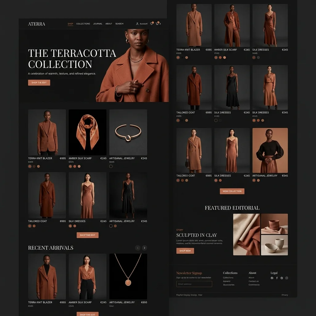 E-commerce de Moda Premium Aura