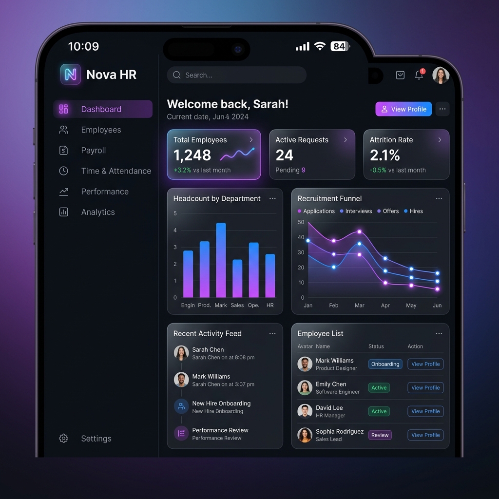 Plataforma SaaS Recursos Humanos Nova